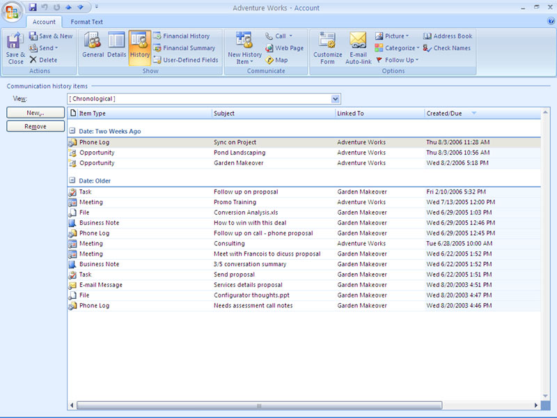microsoft business contact manager standalone